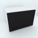 Armonia Comoda alba cu o usa cu sistem push front PAL Negru